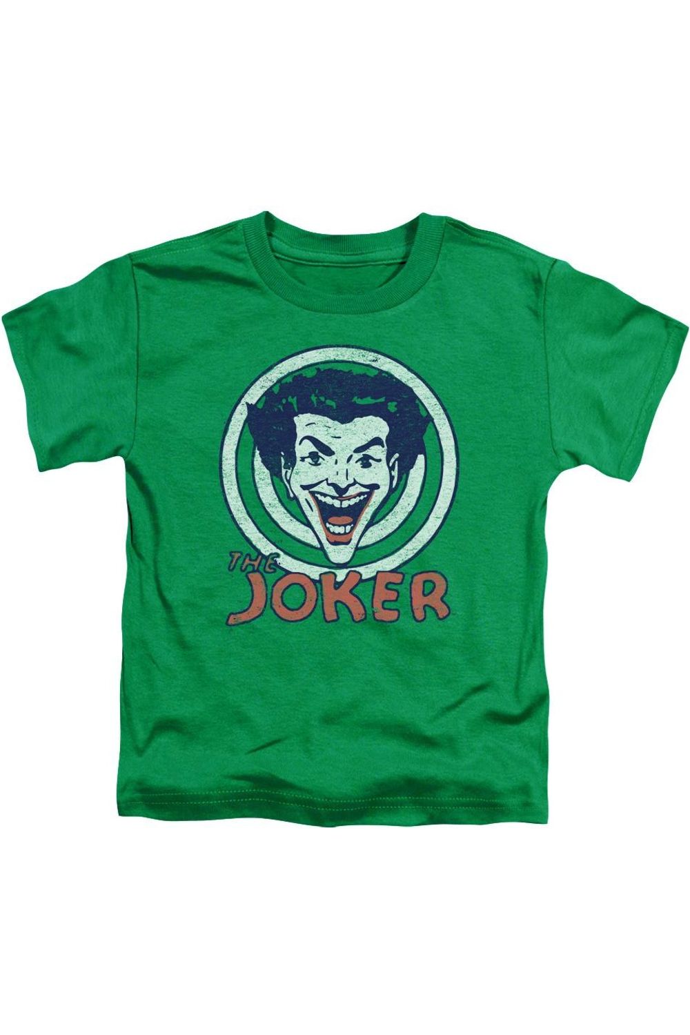 

Детская футболка с коротким рукавом с надписью "DC Comics Joke Target" Gildan, зеленый