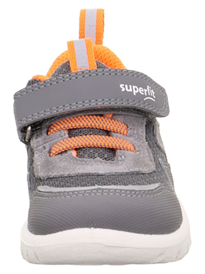 Superfit Кожаные кроссовки "Sport7 Mini" светло-серого цвета — фото 4