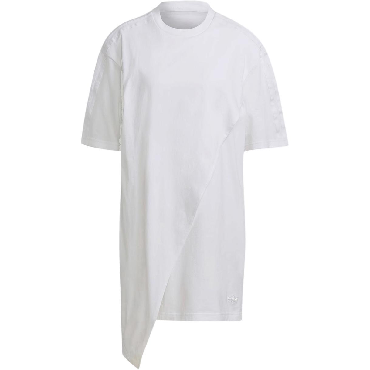 

Короткое платье с короткими рукавами Japan Version Women's Adidas, белый