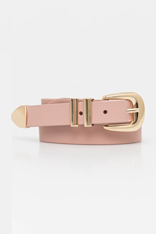 

Кожаный ремень Answear.Lab, розовый