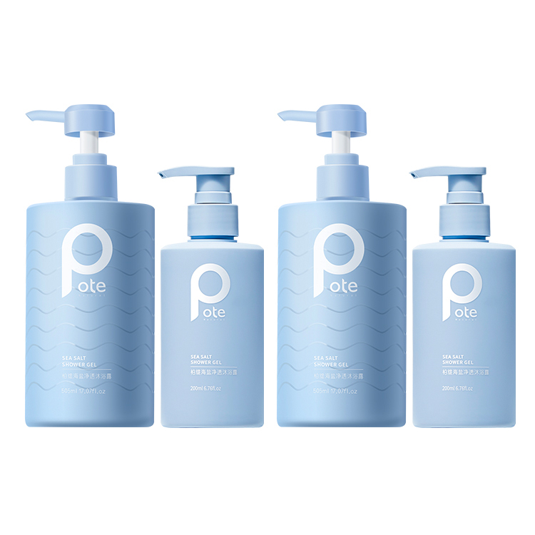 

Морской соль чистота и удаление клещей гель для душа увлажняющий, очищающий, смягчающий 505мл+200мл попурри POTE