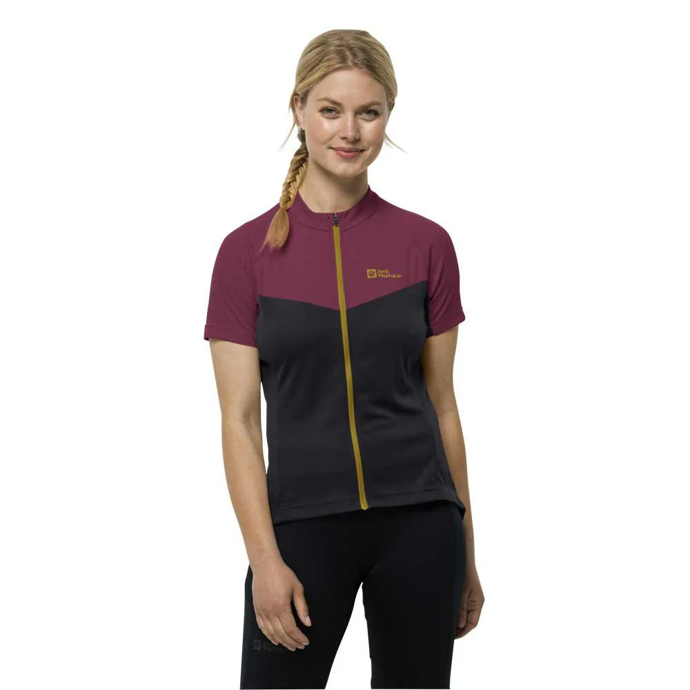 

Футболка Jack Wolfskin Morobbia FZ, фиолетовый