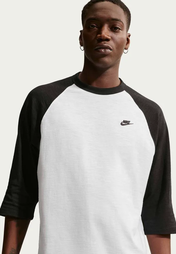 Клубная футболка с длинными рукавами-реглан Nike Sportswear, Black/White/Black — фото 3