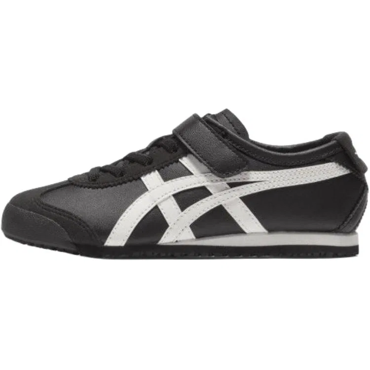Кроссовки MEXICO 66 низкие повседневные Black White детские Onitsuka Tiger