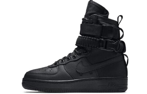 Кроссовки Nike SF Air Force 1 High Triple Black Women's