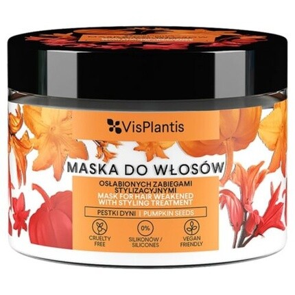 Маска из семян тыквы Vis Plantis для ослабленных укладкой волос 300мл, Elfa Pharm