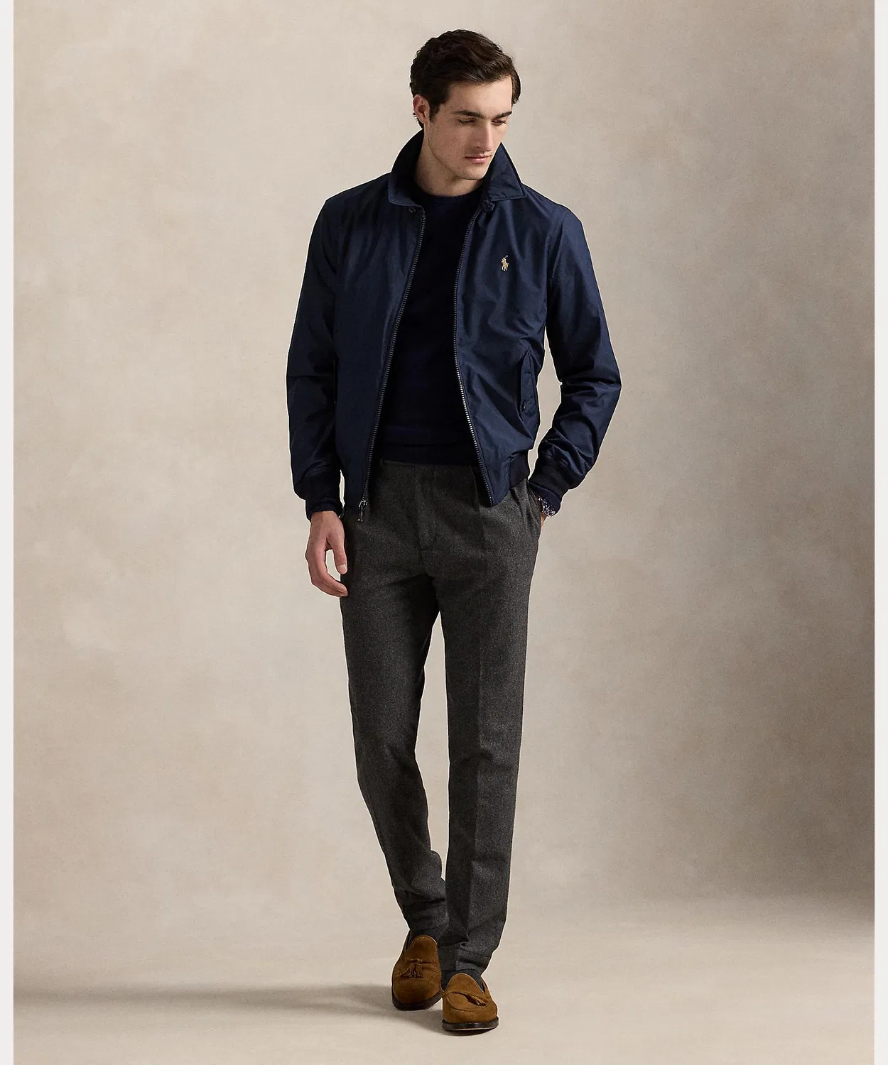 Куртка Southland Packable, Polo Ralph Lauren, тёмно-синяя — фото 3