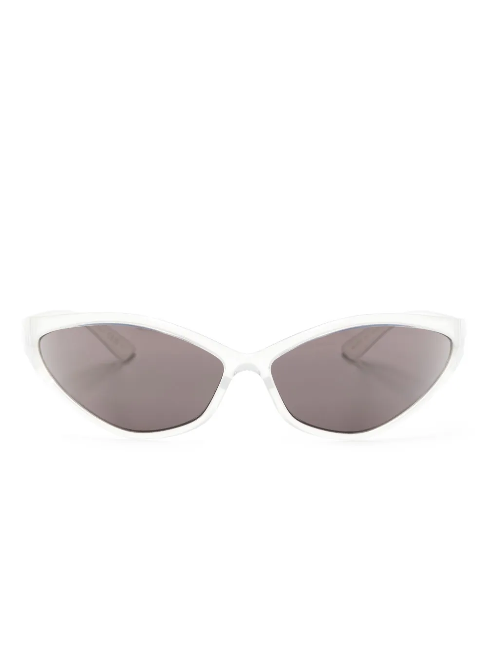 

Солнцезащитные очки в овальной оправе Balenciaga Eyewear, белый