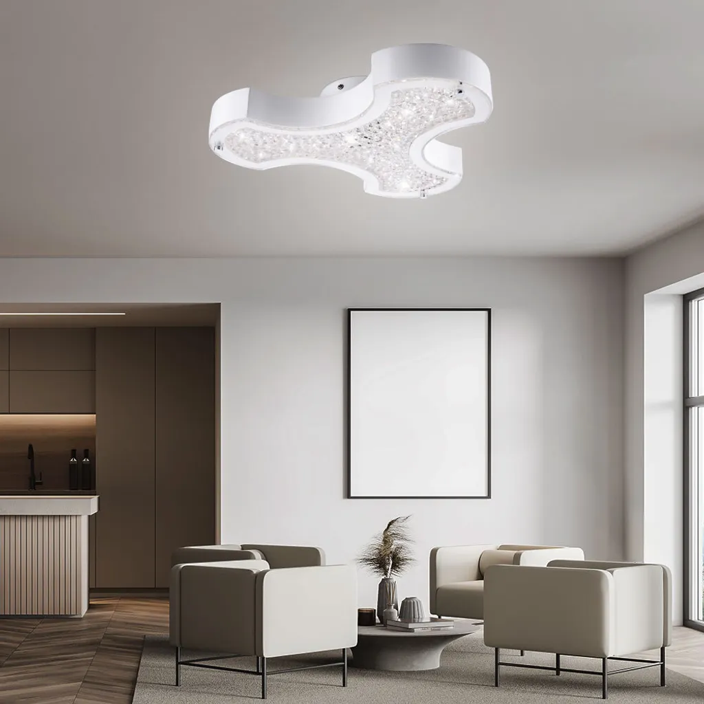 

Светодиодный потолочный светильник Globo Lighting, белый