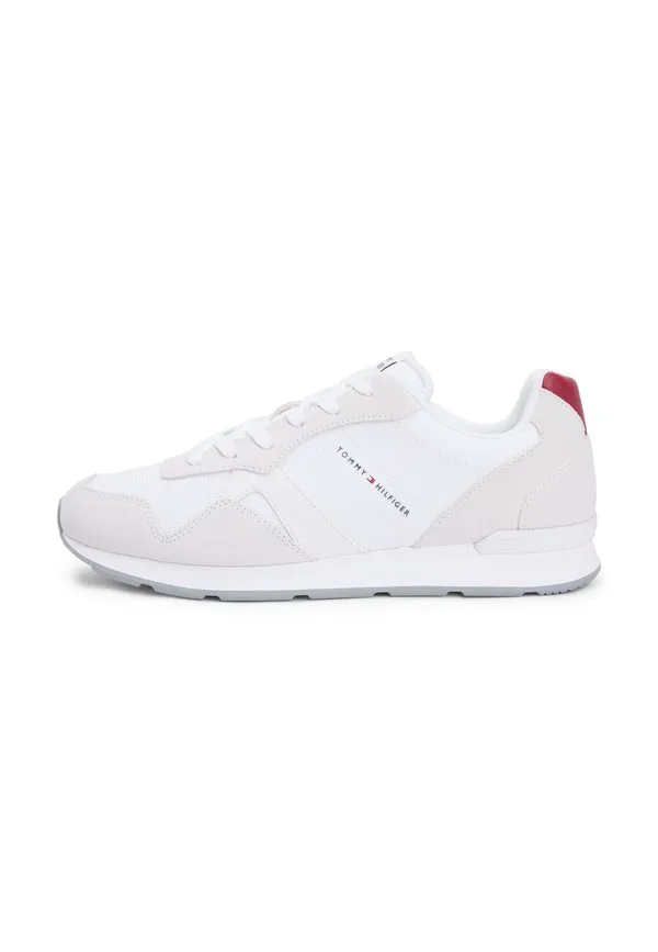 Кроссовки из рипстопа с комбинированной текстурой шипов Tommy Hilfiger, White