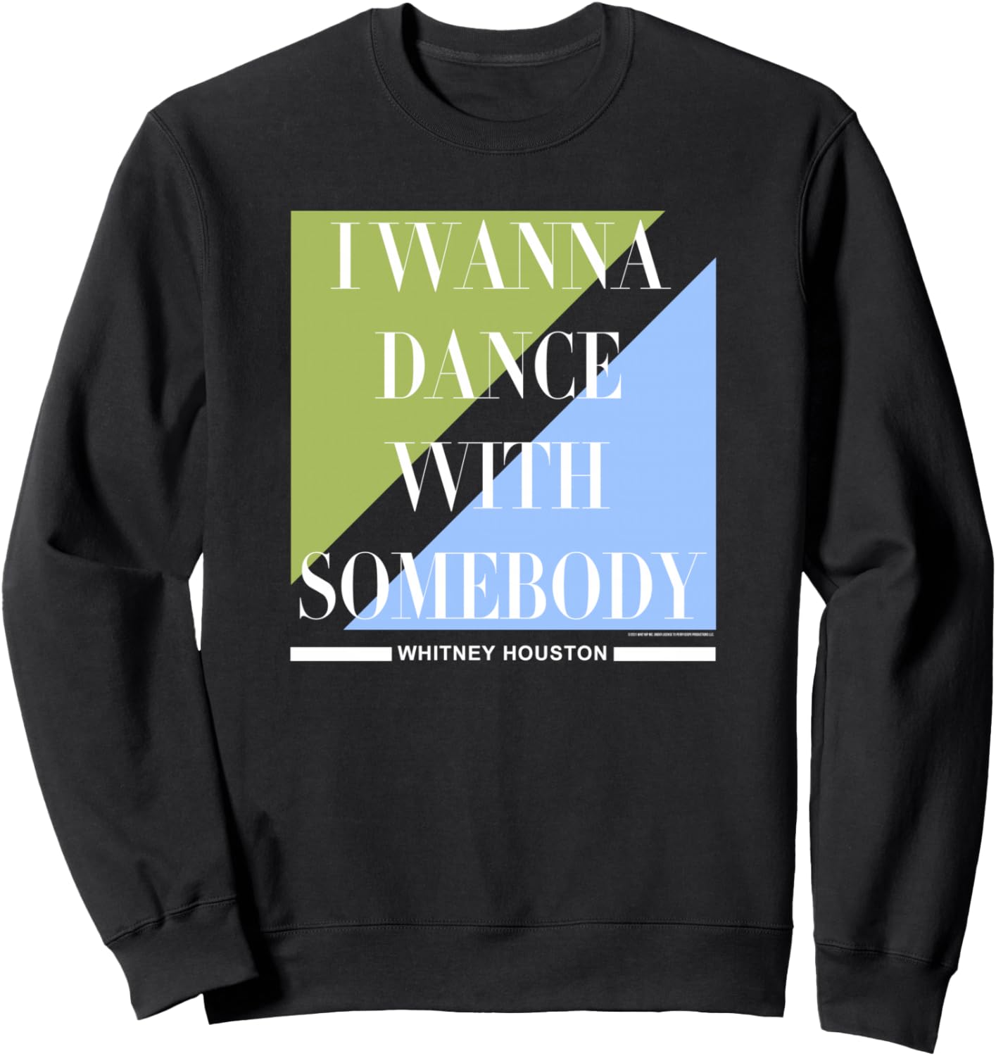 

Уитни Хьюстон, толстовка I Wanna Dance with Somebody Whitney Houston, черный