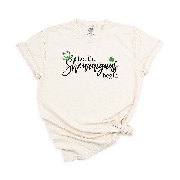 

Футболка Let the shenanigans begin с эффектом garment dyed Simply Sage Market, Ivory, Зеленый, Футболка Let the shenanigans begin с эффектом garment dyed Simply Sage Market, Ivory