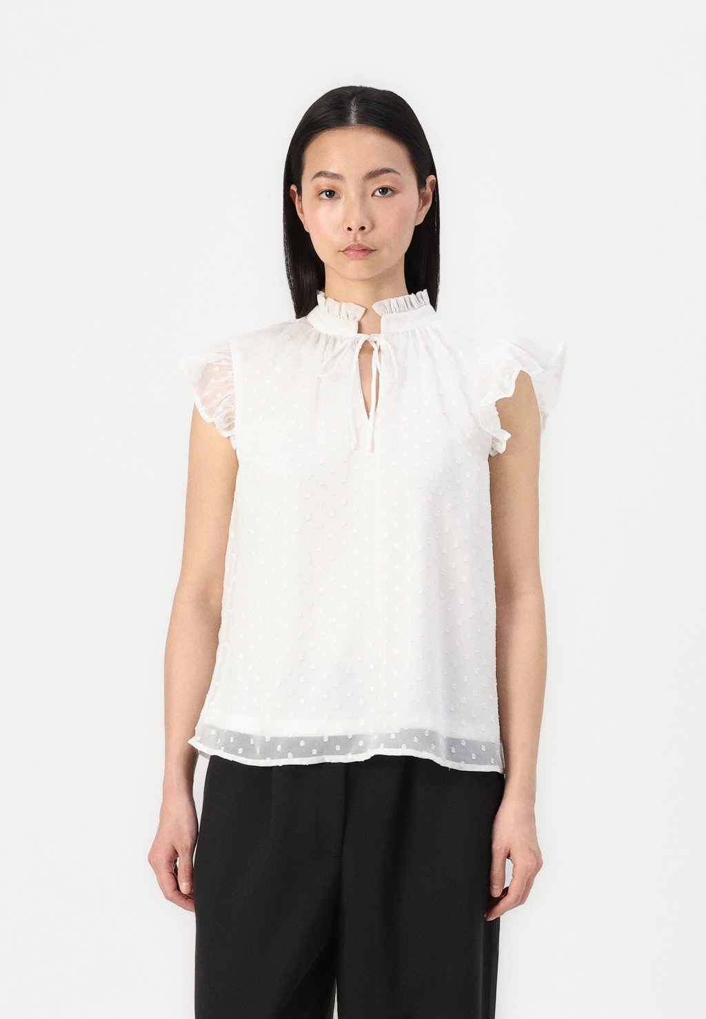 

Блуза VIEDEE V NECK TIE VILA, белый