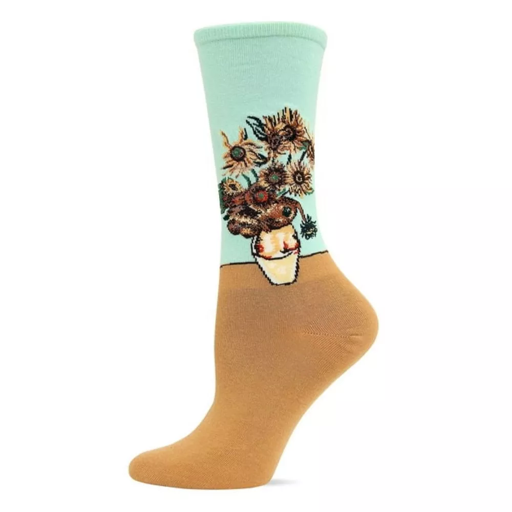 

Носки Van Gogh's Sunflowers Crew (женские размеры, взрослые, средние) от Sock Panda