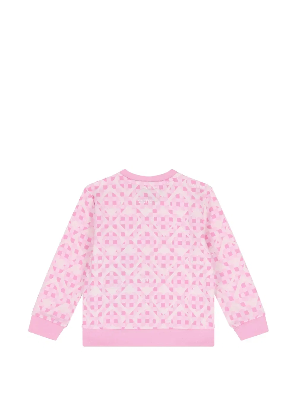 Спортивный костюм с узором в виде сердечек Guess Kids, розовый — фото 4