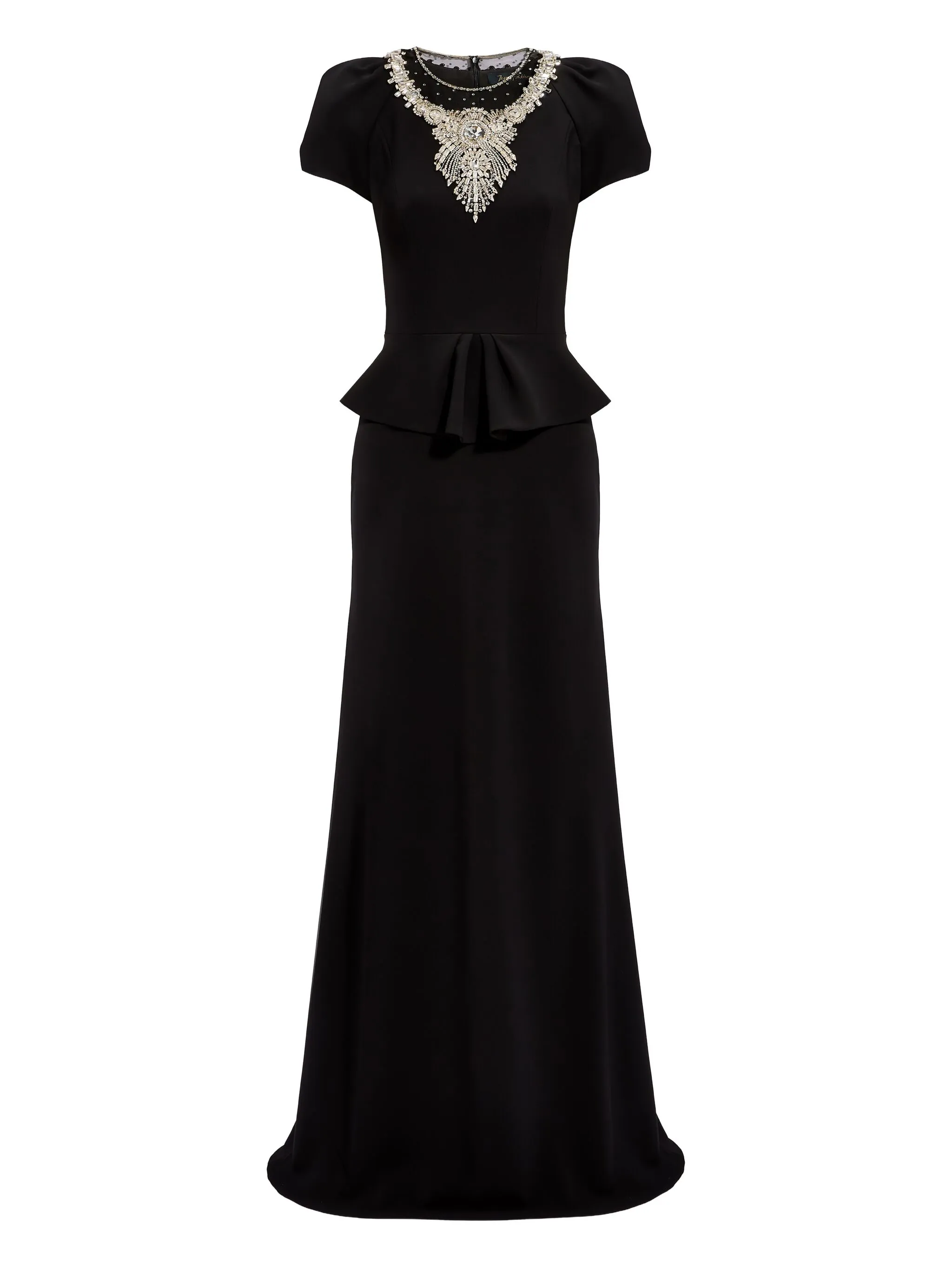 

Платье макси Nocturne Jenny Packham, черный
