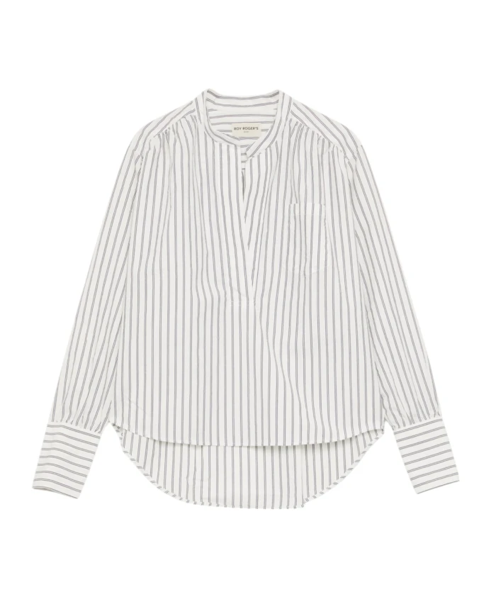 

Полосатая поплиновая блузка для женщин Roy Roger'S, мультиколор