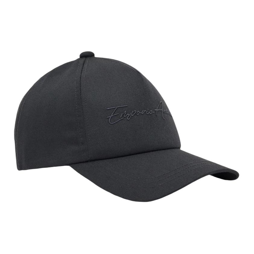 

EMPORIO ARMANI Бейсболка мужская разноцветная из полиэстера и хлопка, Black