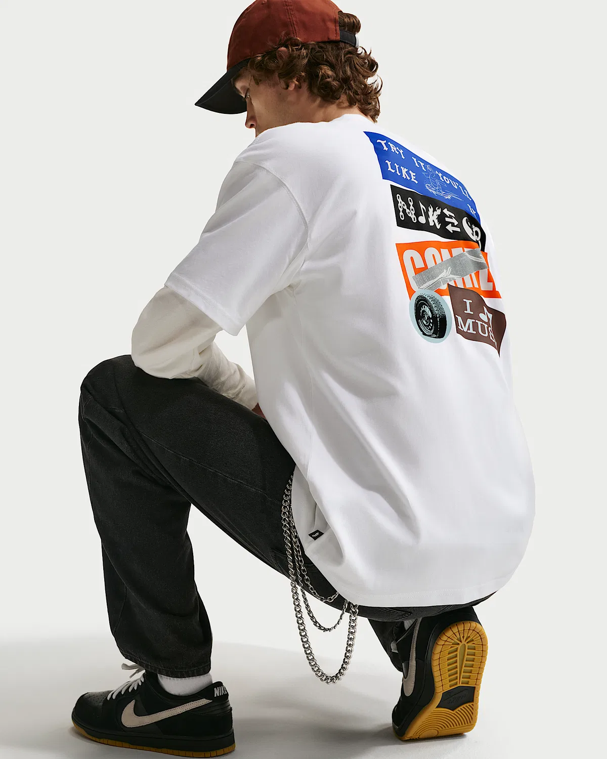 Футболка Nike SB Skate, White — фото 3