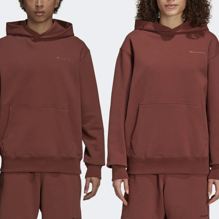 Толстовка с капюшоном BW BASICS унисекс темно-коричневый Adidas Originals, коричневый — фото 3