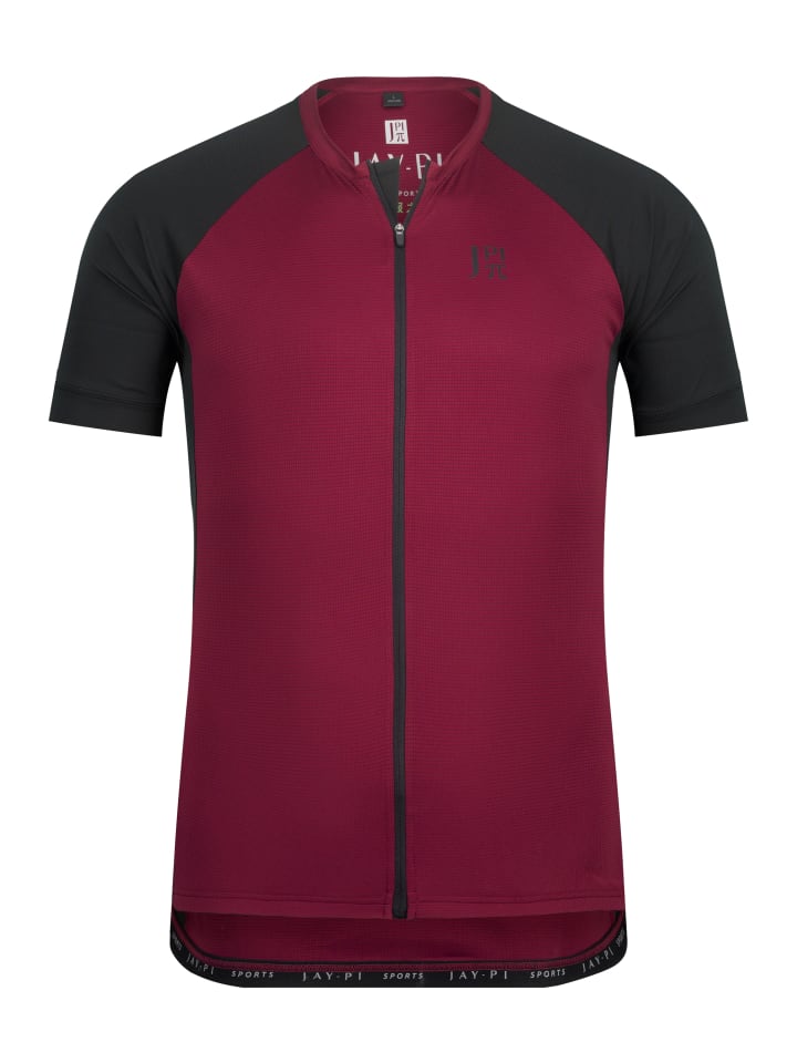 

Футболка с короткими рукавами бордового цвета JP1880, Красный, Футболка с короткими рукавами бордового цвета JP1880