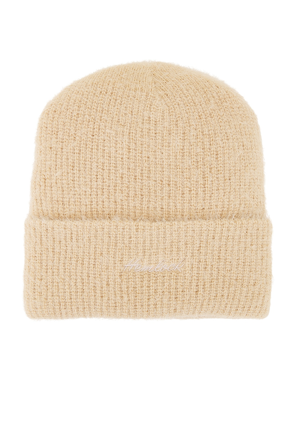 

Пушистая шапочка с принтом плюща Hemlock Hat Co, цвет oat