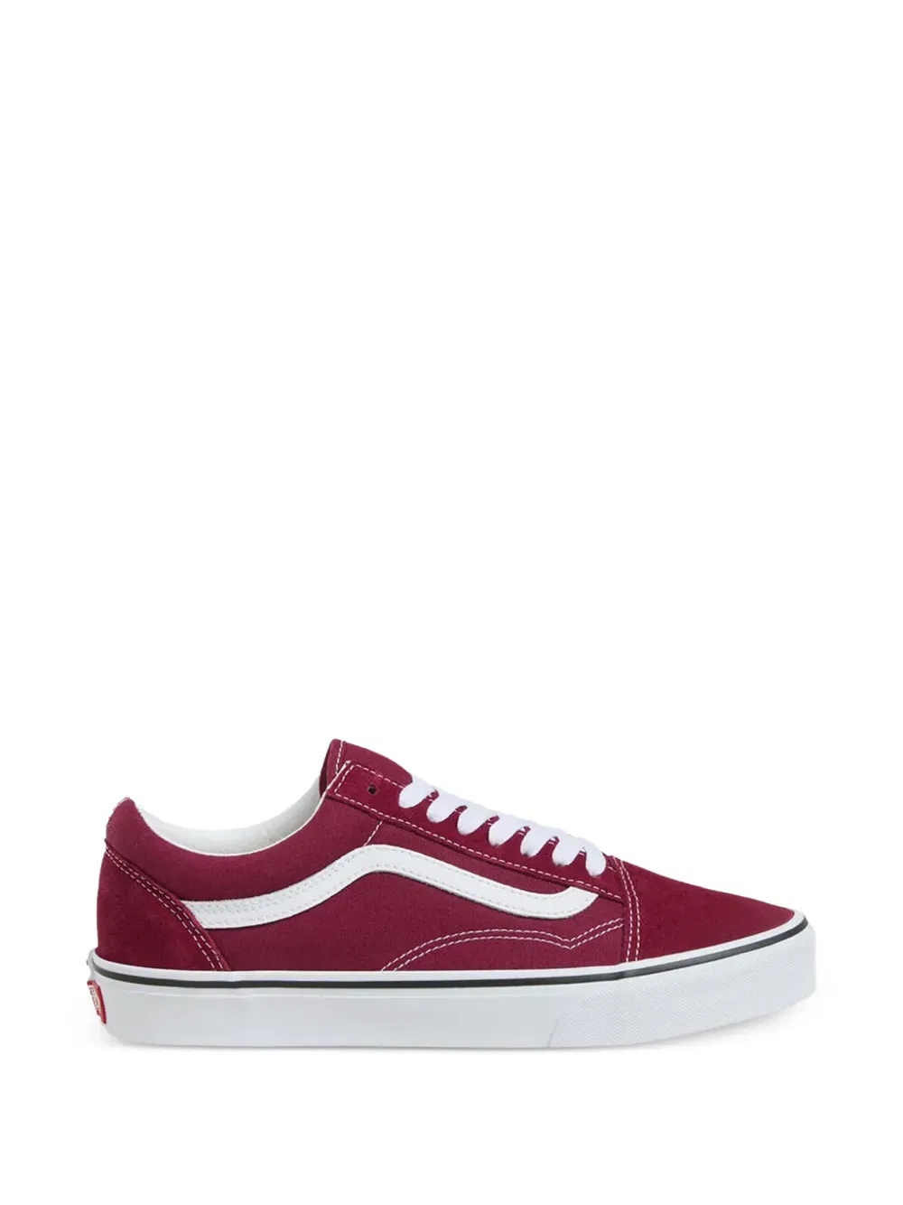 Кроссовки в стиле олдскул на шнуровке Vans, красный