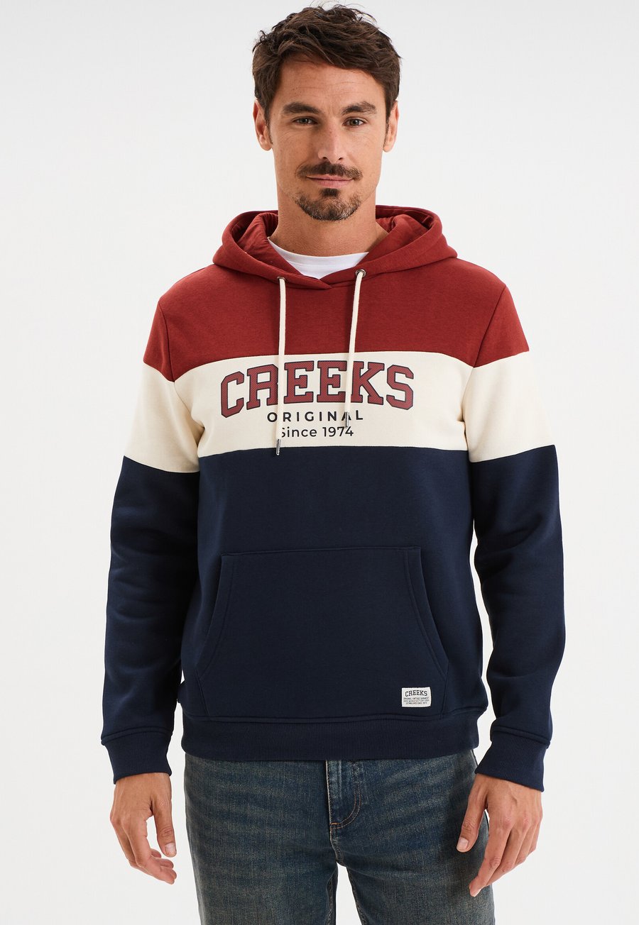 

Толстовка Creeks AMERICAN INSPIRATION FASHION COOL EASY MIT LANGEN ÄRMELN, Rouge Foncé/Dark Red