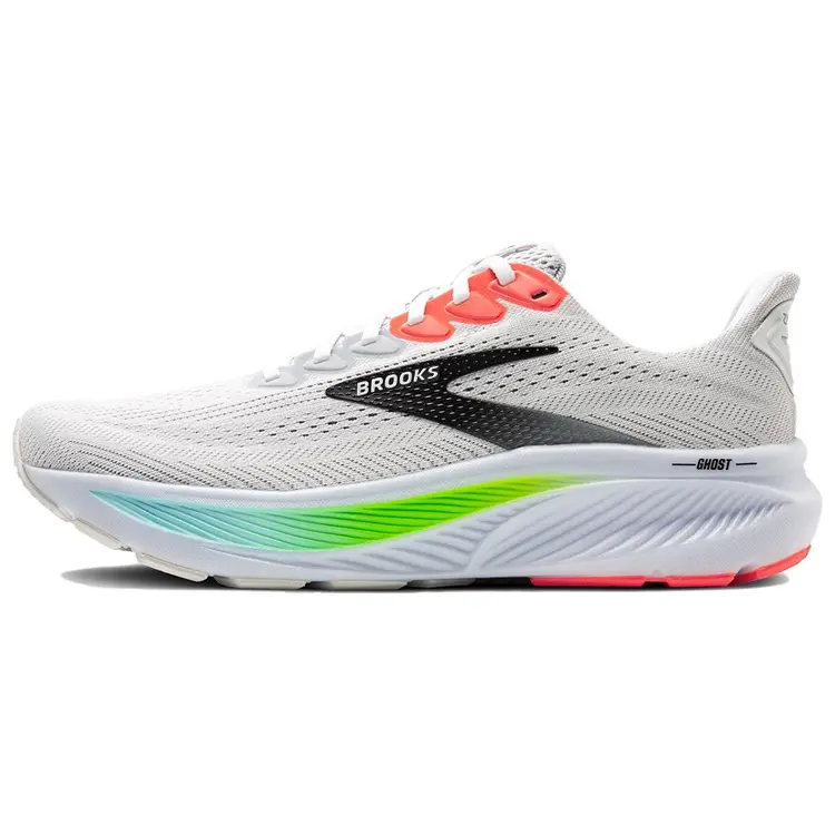 

Brooks Кроссовки Ghost 17 с амортизаторами и противоскользящими элементами, низкие, мужские, белые