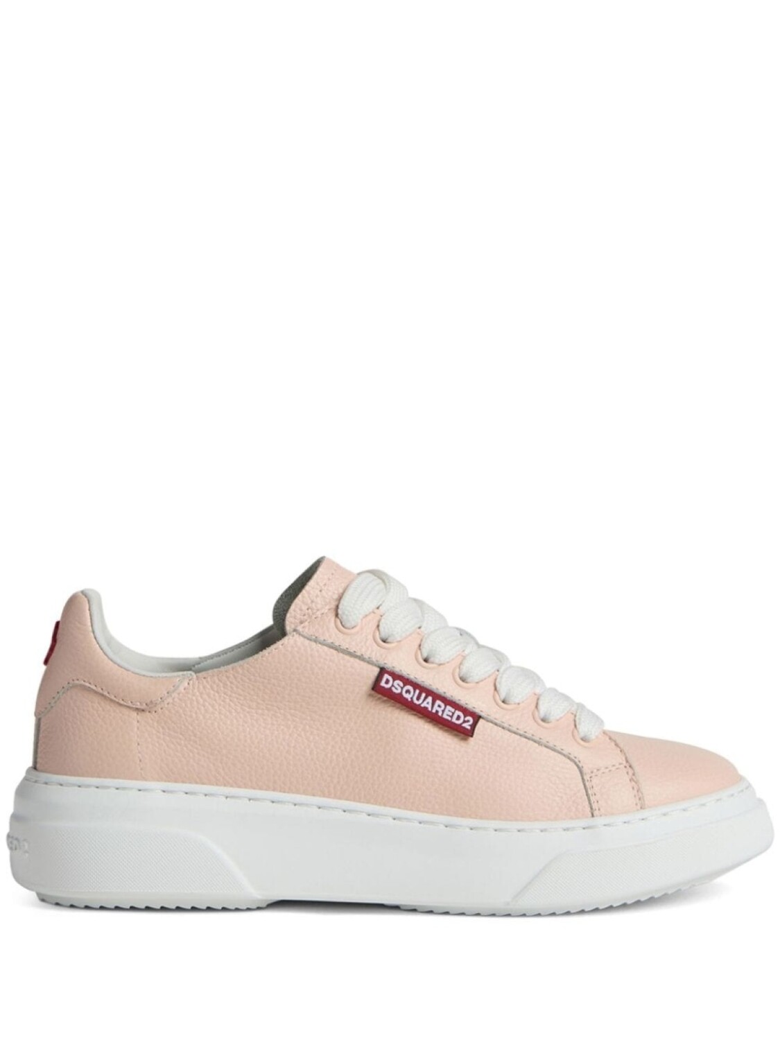 Dsquared2 кроссовки с тисненым логотипом, розовый
