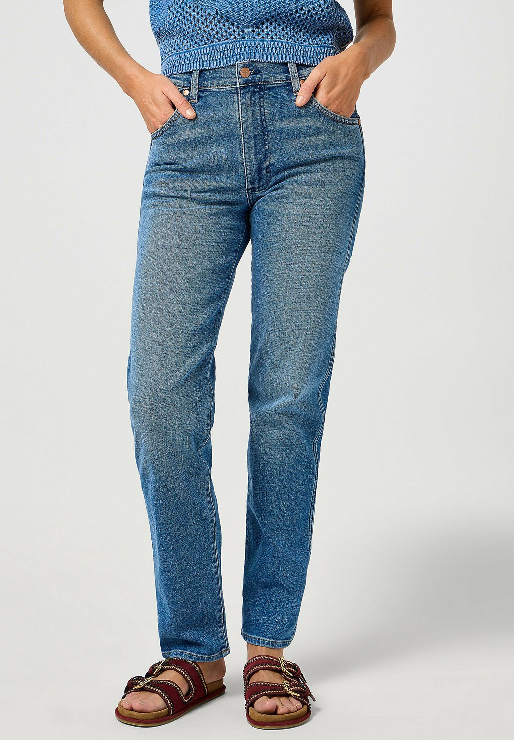 

Джинсы прямого кроя 5-POCKET SUNSET Wrangler, цвет Bedazzled Blue