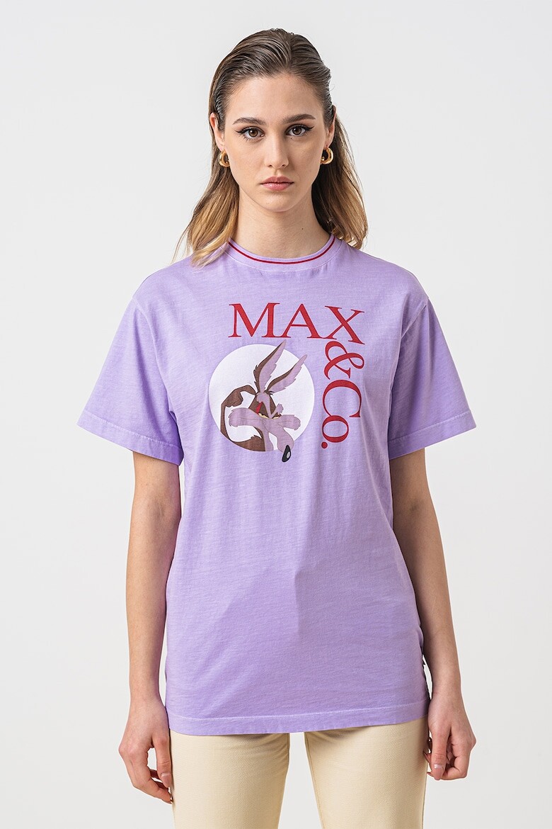 

Футболка с принтом «Иззи» Max&Co, красный