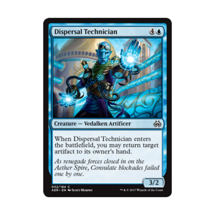 

CCG Техник по рассеиванию (С), MTG - Aether Revolt