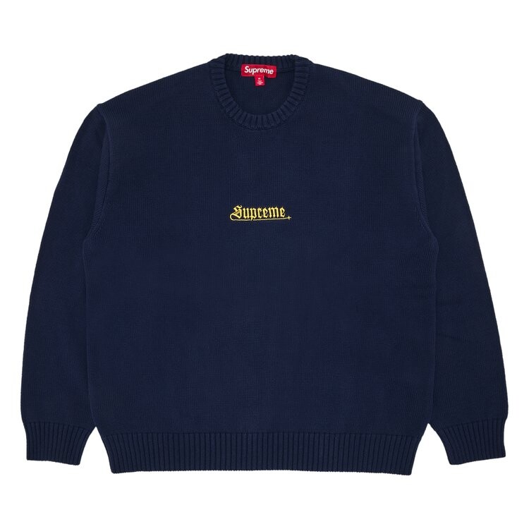 

Свитер Supreme Old English Sweater, синий