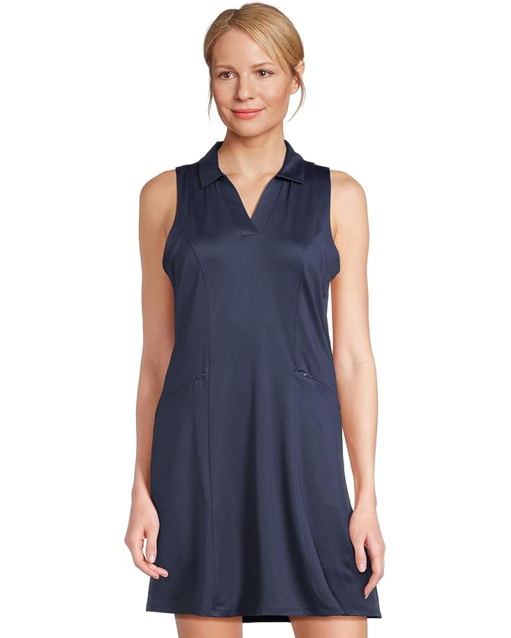 

Платье Callaway Sleeveless Flounce Dress, цвет Peacoat