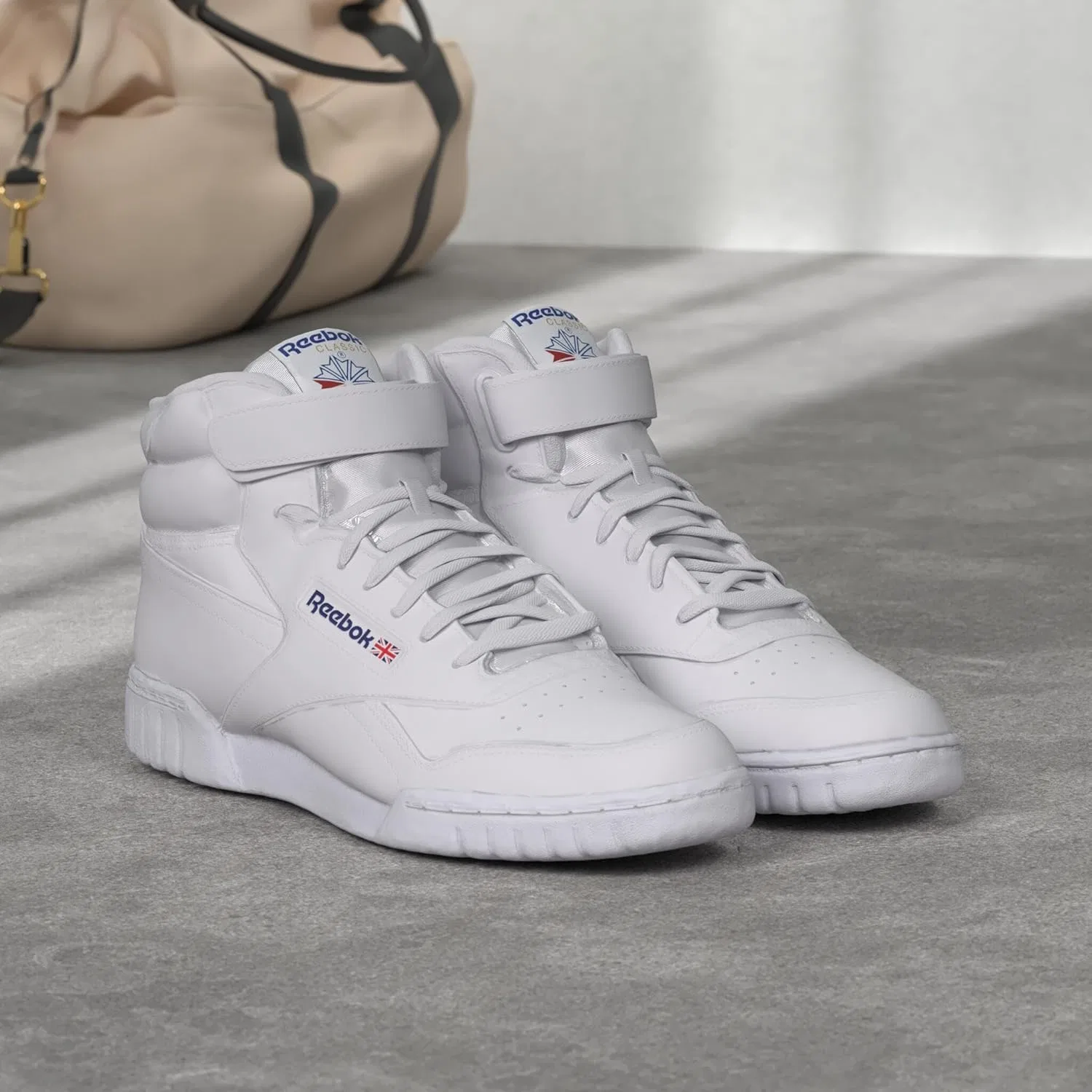 Кроссовки Reebok Men's Ex-o-fit HiHigh Top, Int White — фото 2