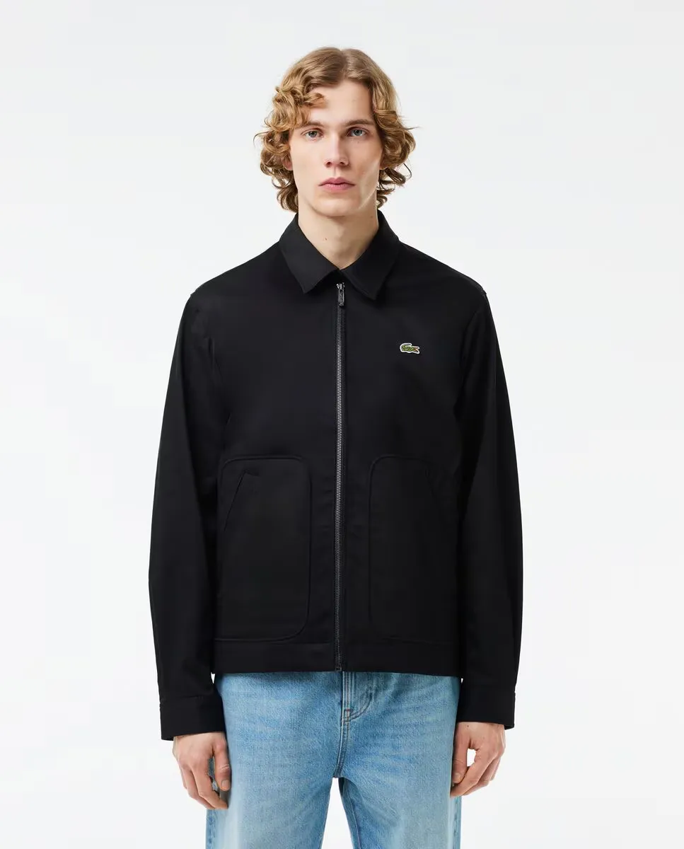 

Мужская короткая, непромокаемая куртка Lacoste, чёрный