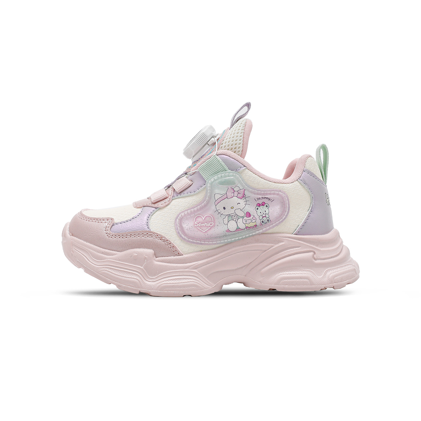 Детские повседневные кроссовки low top из искусственной кожи Sanrio, светло-фиолетовый — фото 3