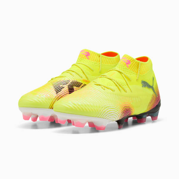 Женские бутсы для игры в футбол на твердом грунте Future 8 Ultimate Puma, желтый — фото 4