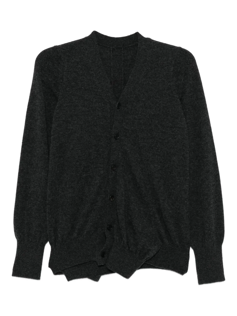 

Кардиган с V-образным вырезом Yohji Yamamoto, серый