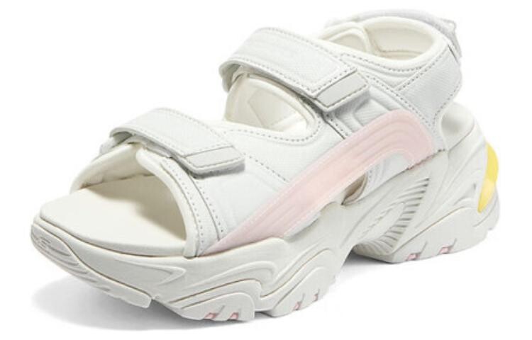 Пляжные сандалии Stamina Sandal женские белые/розовые Skechers — фото 3