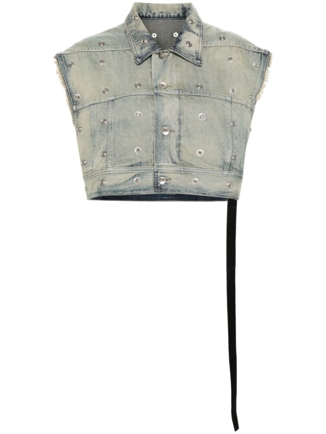 

Rick Owens DRKSHDW джинсовый жилет Jumbo Worker, синий