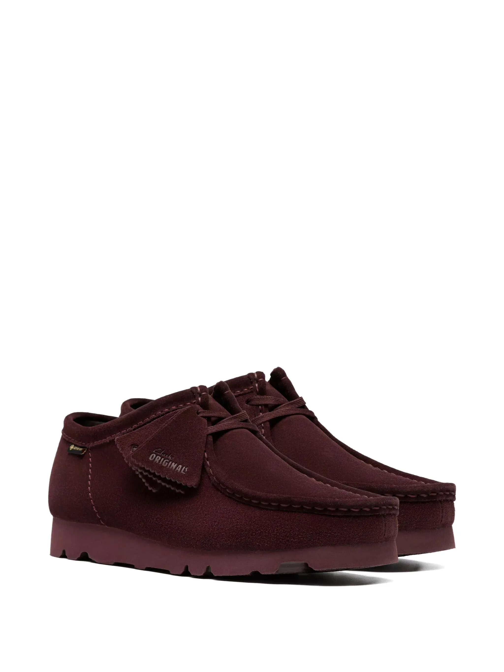 Замшевое дерби на шнуровке Clarks Originals, фиолетовый — фото 2