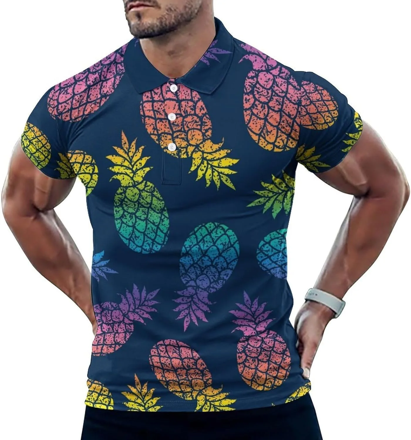 Футболка Fruit of Pineapple мужская с коротким рукавом, Dry Fit