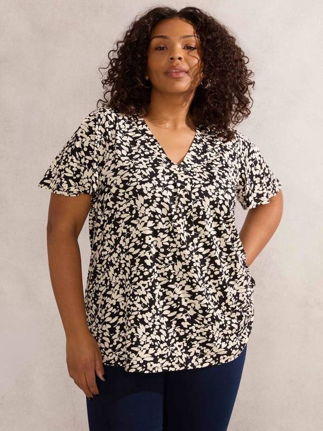 

Топ Curve с моно-принтом Live Unlimited, Black/Multi