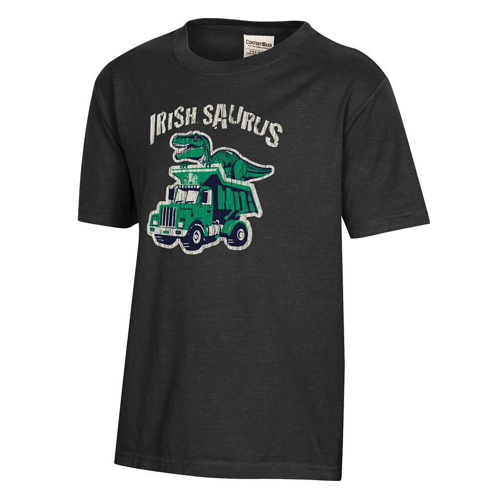 

Youth ComfortЧерная футболка Notre Dame Fighting Irish Dino Truck ComfortWash, цвет Ntd Black