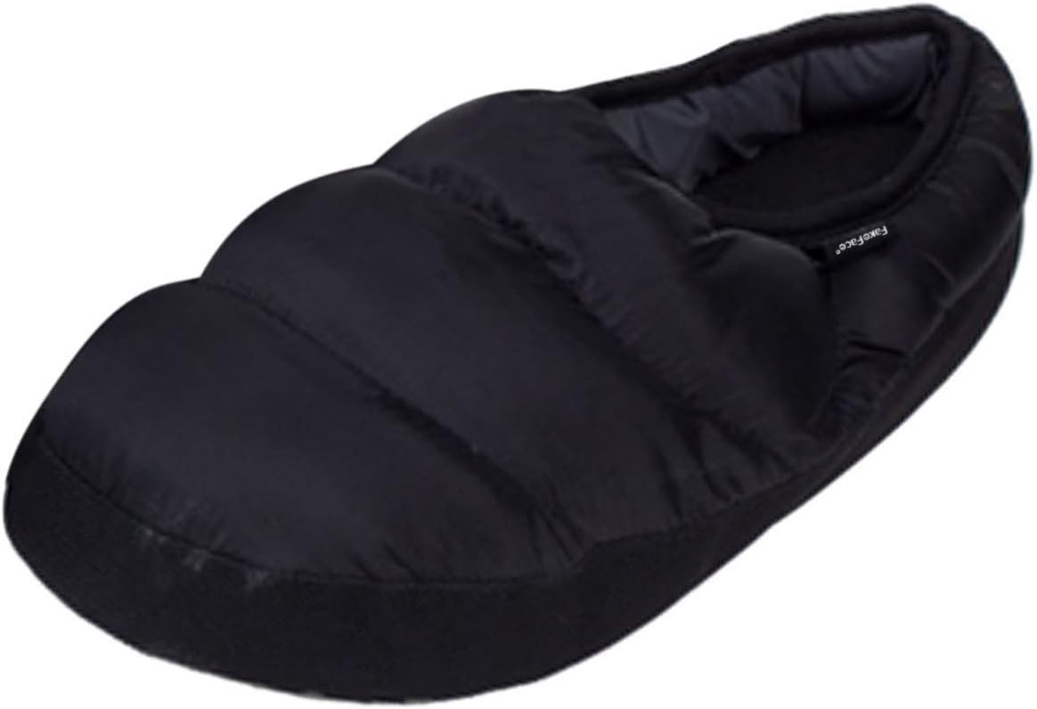 

Мужские и женские тапочки FakeFace, мягкие, теплые, уютные, стеганые, с утеплителем, комфортные, с антискользящей подошвой, зимние ботильоны на низком ходу, легкая водонепроницаемая домашняя обувь, черный