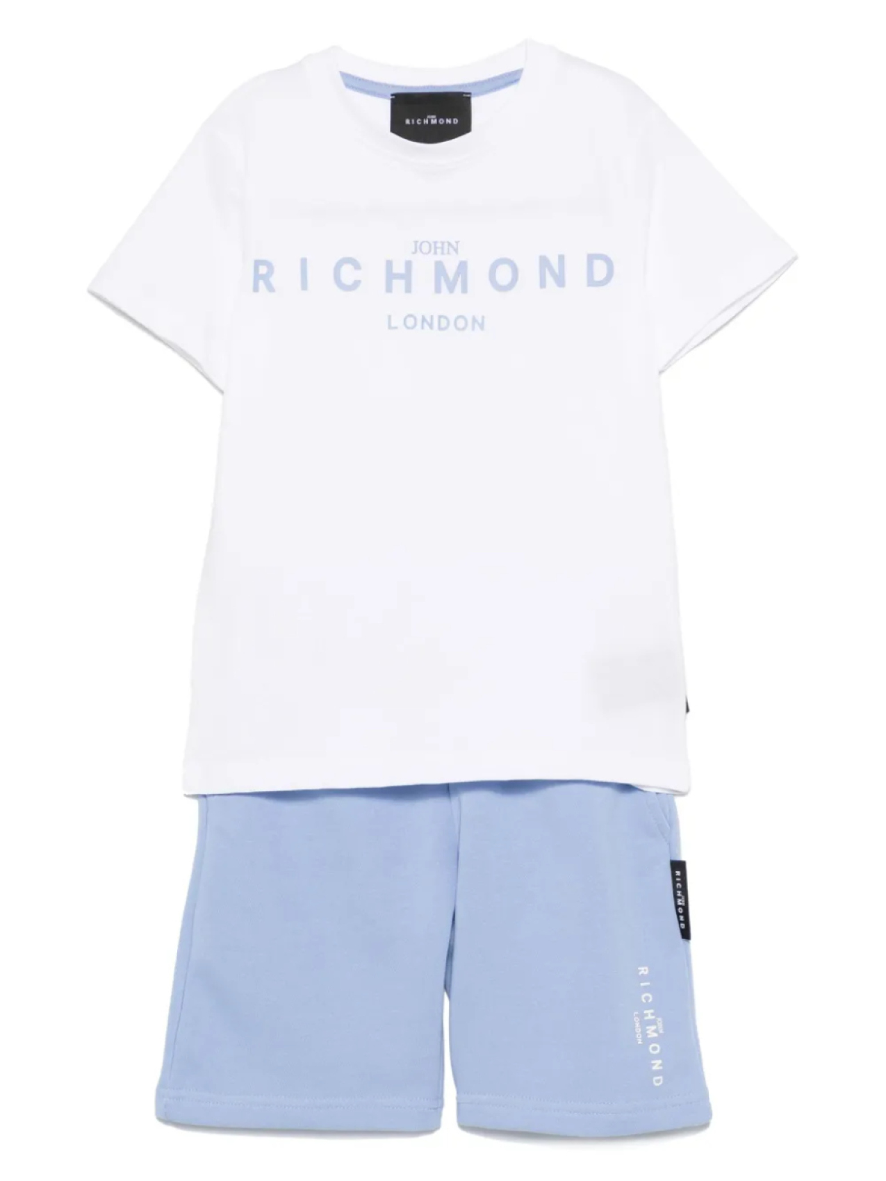 

Комплект шорт с логотипом John Richmond Junior (комплект из двух), белый