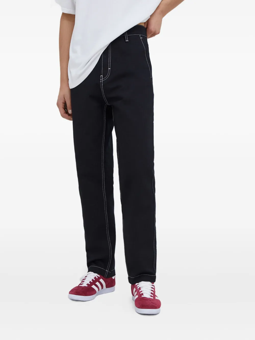 

Брюки с контрастной строчкой Hugo, черный