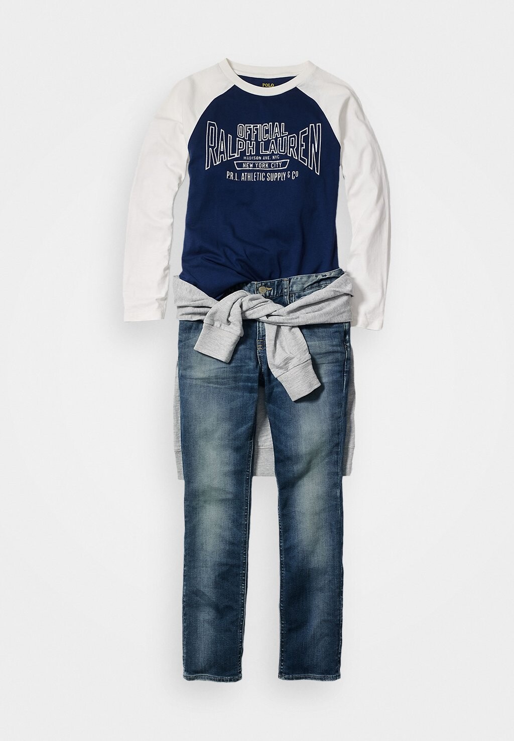 Толстовка HOOD Polo Ralph Lauren, цвет dark sport heather — фото 4